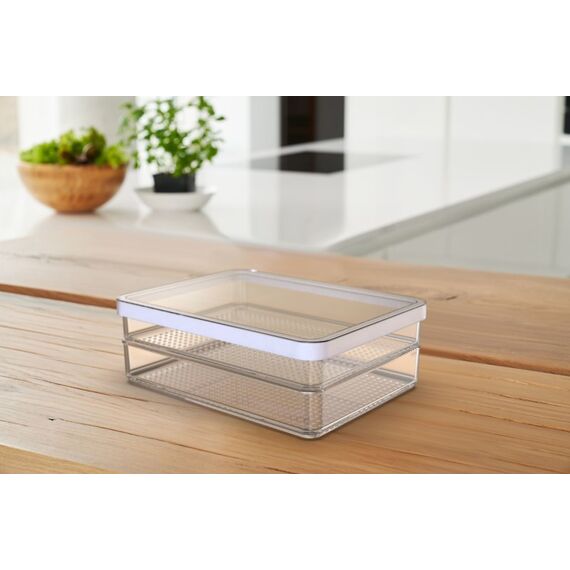 Rotho 1050990000WS Teile/Zubehör für Kühl- und Gefrierschrank Schublade Transparent, Weiß, 3 image