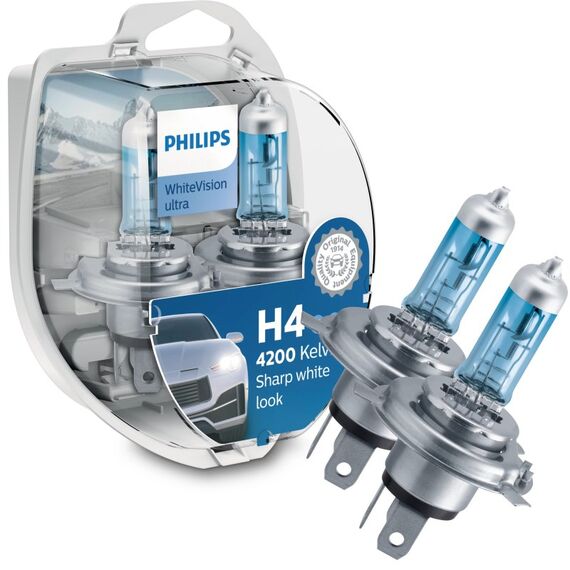 Philips WhiteVision ultra 12342WVUSM Eleganter weißer Look