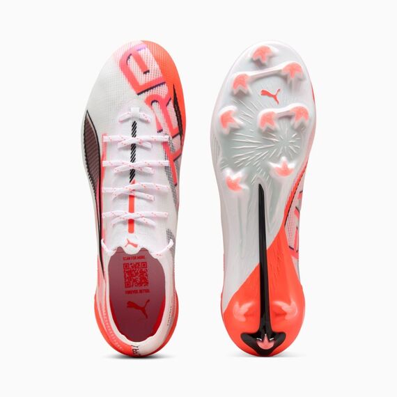 PUMA Ultra 5 Ultimate FG Fußball Unisex Orange, Weiß, 3 image