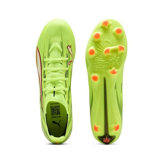 PUMA Ultra 6 Match FG/AG Fußball Männlich Schwarz, Grün, 3 image