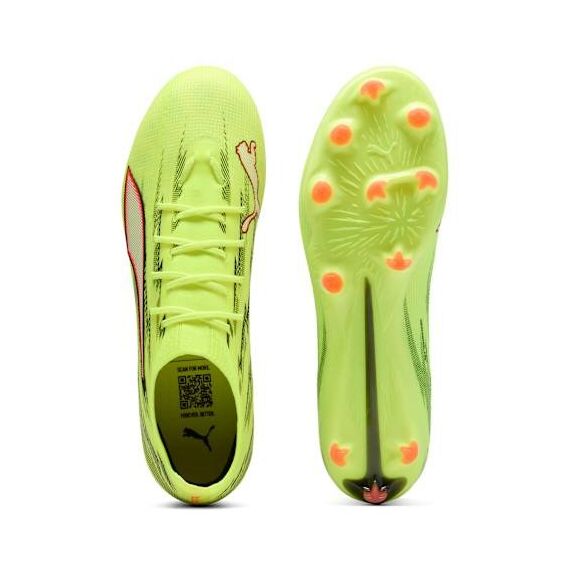 PUMA Ultra 6 Pro FG/AG Fußball Männlich Schwarz, Grün, 3 image