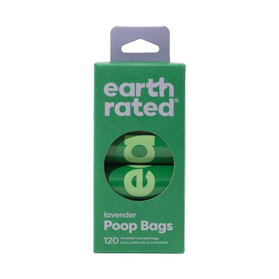 Earth Rated 870856000024 Hunde-/Katzenkotbeutel 120 Stück(e) Kunststoff Einwegartikel