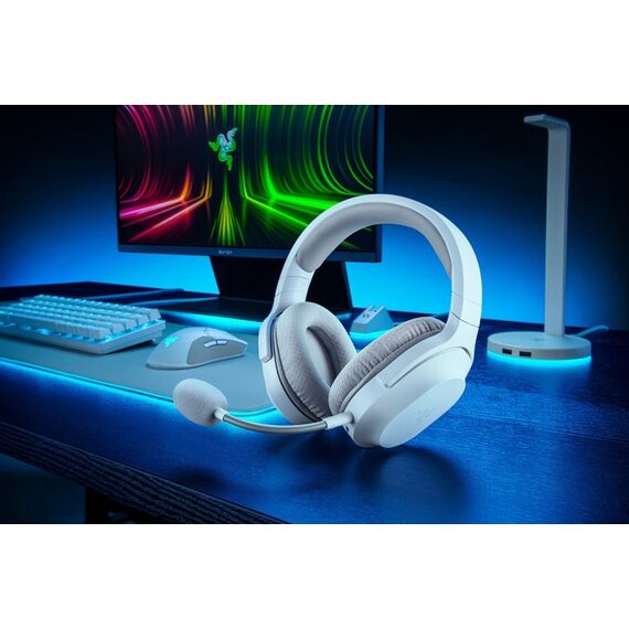 Razer Barracuda X Kopfhörer Verkabelt & Kabellos Kopfband Gaming USB Typ-C Bluetooth Weiß
