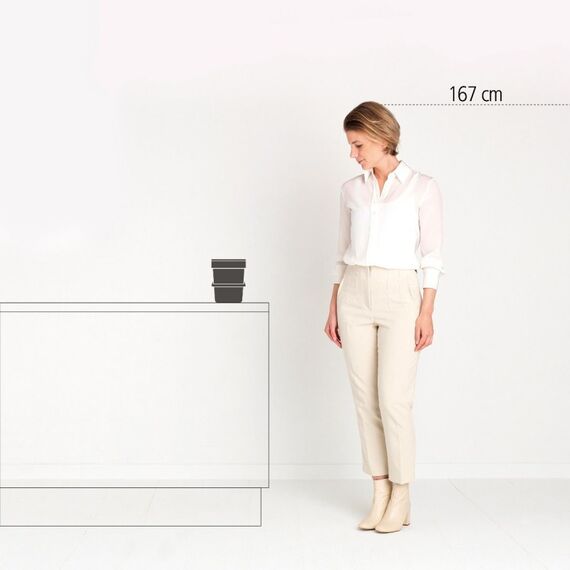 Brabantia Sort & Go Waste Bin 3 l 1 Korb/Körbe Grün, 2 image