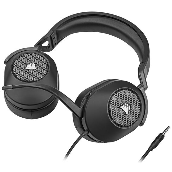 Corsair HS65 SURROUND Kopfhörer Kabelgebunden Handgeführt Gaming Karbon