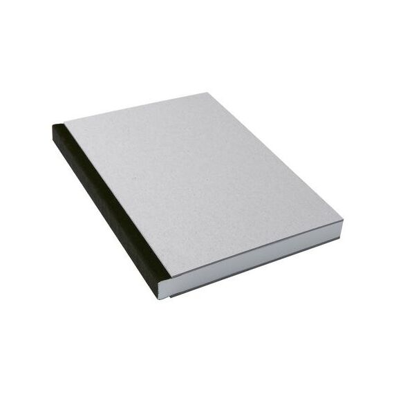 Sigel 110511 Notizbuch A5 144 Blätter Schwarz, Grau