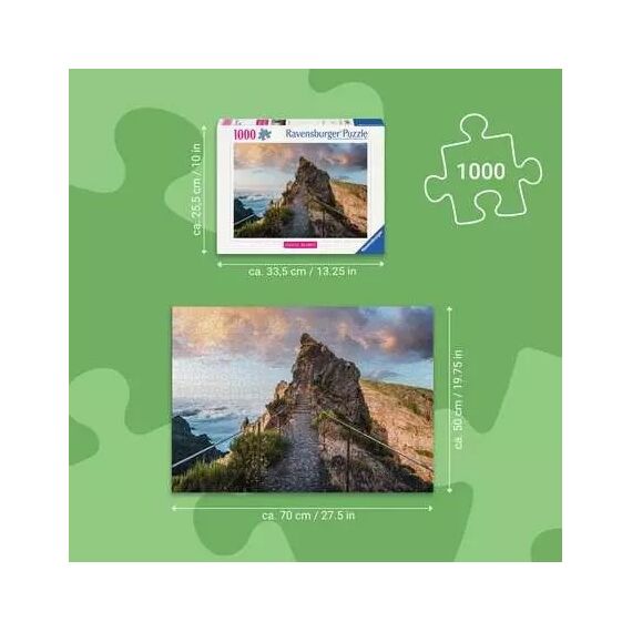 Ravensburger 12001765 Puzzle Puzzlespiel 1000 Stück(e) Landschaft, 3 image