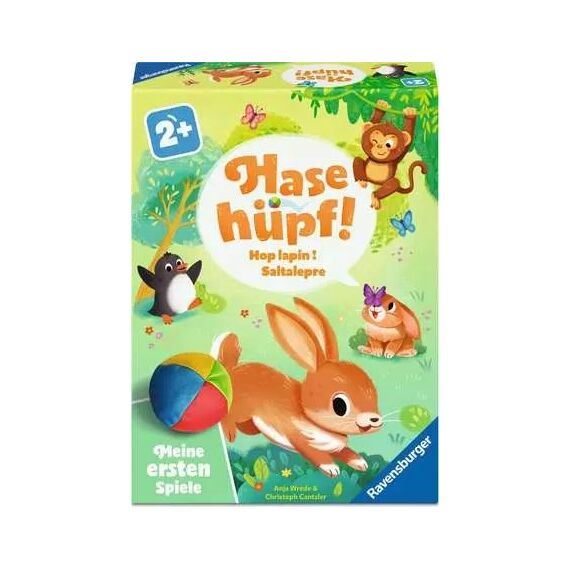 Ravensburger 12010006 Brettspiel Hase hüpf! 15 min Kartenspiel Logisch