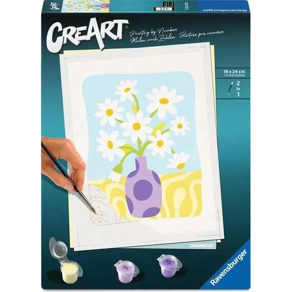 Ravensburger CreArt, Malen nach Zahlen Adults Trend - Kamille