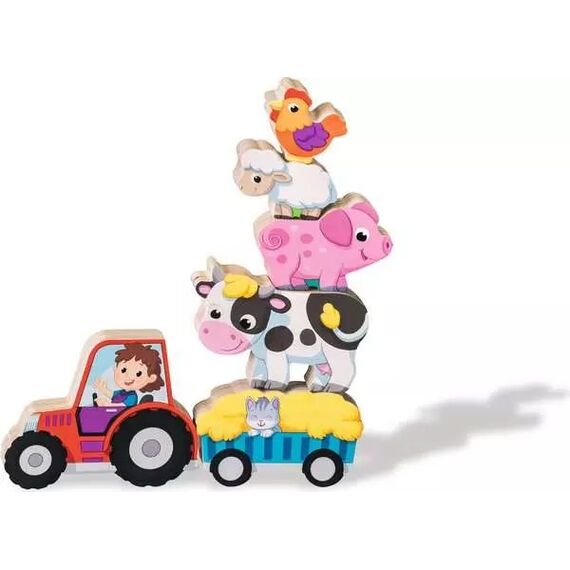 Play+ 12034129 Puzzle Kontur-Puzzle Bauernhof, 6 image
