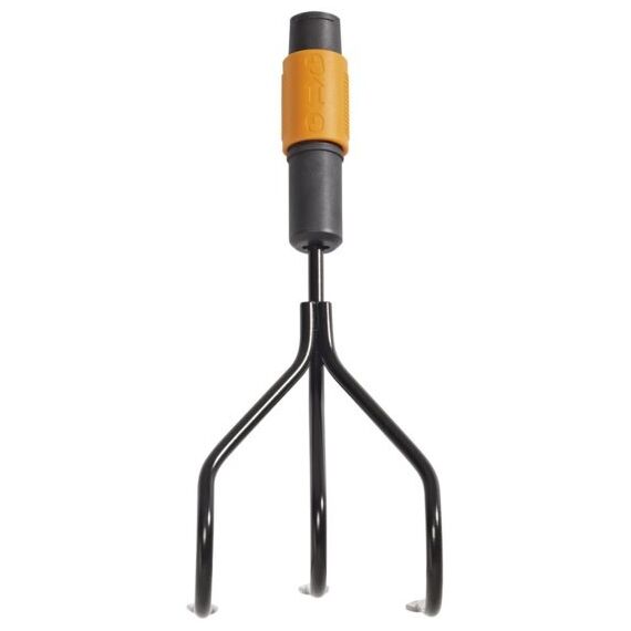 Fiskars QuikFit Schwarz, Orange Handkultivator