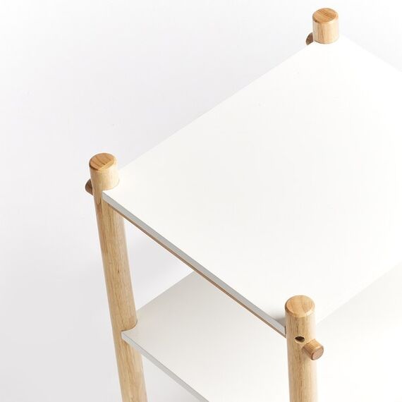 Zeller Present 13502 Regal Regalboden Freistehend MDF-Platten, Gummi Weiß, Holz, 2 image