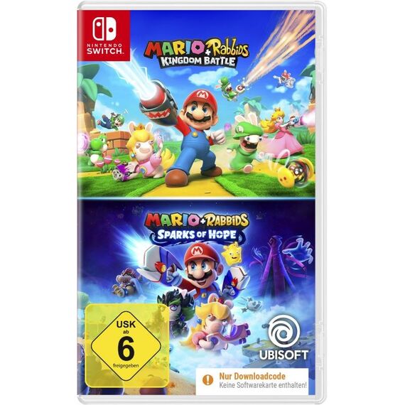 ak tronic Software & Services Mario + Rabbids Compilation - Kingdom Battle + Sparks of Hop Standard Nintendo Switch