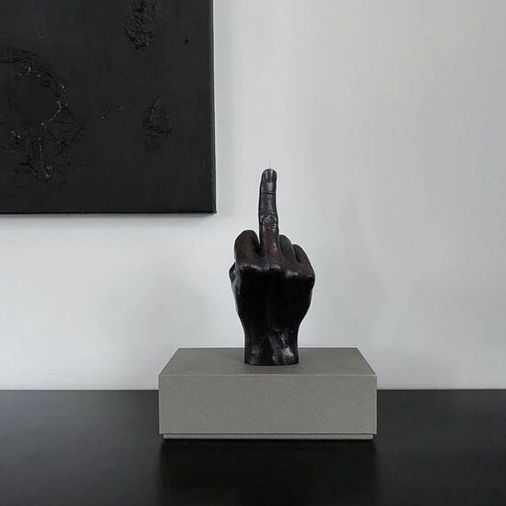 Candlehand F*ck you Wachskerze andere Schwarz 1 Stück(e), 4 image
