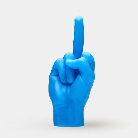 Candlehand F*ck you Wachskerze andere Blau 1 Stück(e)