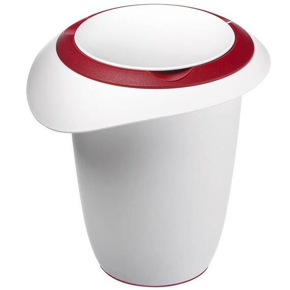 Westmark Quirltopf mit zweigeteiltem Deckel, 1 l, rot