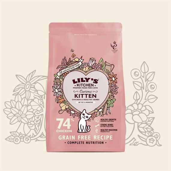 Lily's Kitchen HE631008 Katzen-Trockenfutter 800 g Kitten Huhn