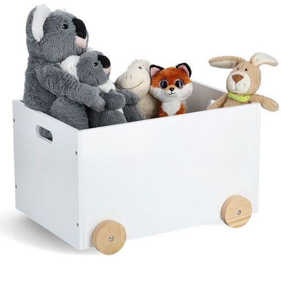 Zeller Present 13508 Spielzeugaufbewahrung Spielzeug-Aufbewahrungsbox Freistehend Weiß, Holz, 2 image