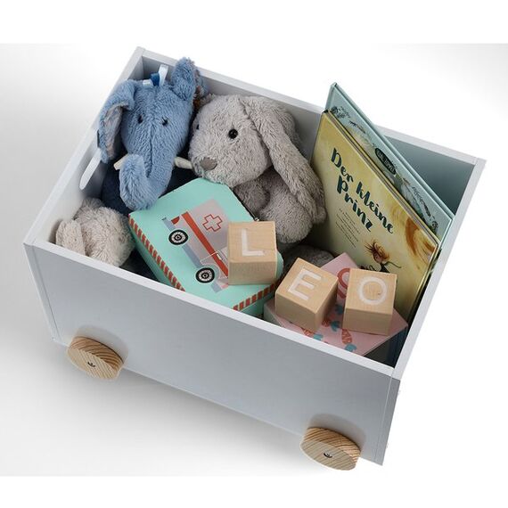 Zeller Present 13508 Spielzeugaufbewahrung Spielzeug-Aufbewahrungsbox Freistehend Weiß, Holz, 4 image