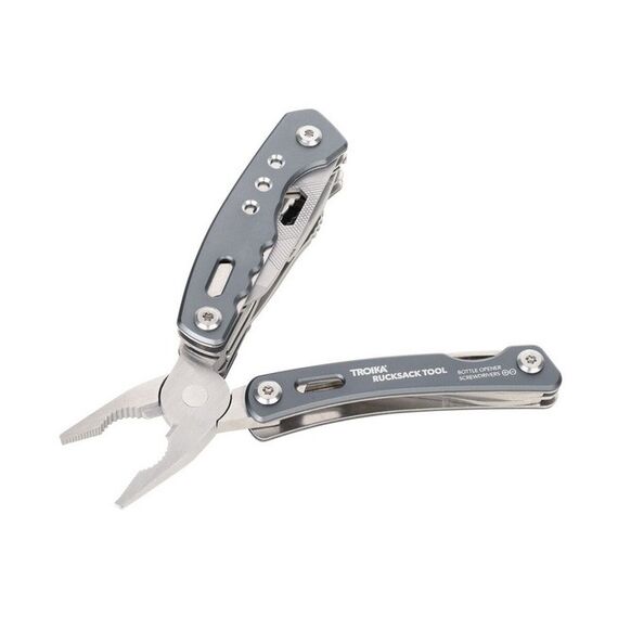 TROIKA TOL46/GY Multi-Tool-Zange Taschengröße 15 Werkzeug Grau, 3 image