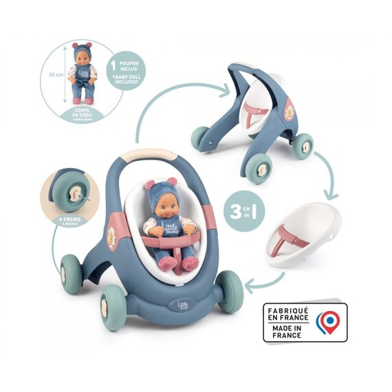 Smoby Dickie Little 3-in-1 Lauflernwagen mit Pupp, 2 image