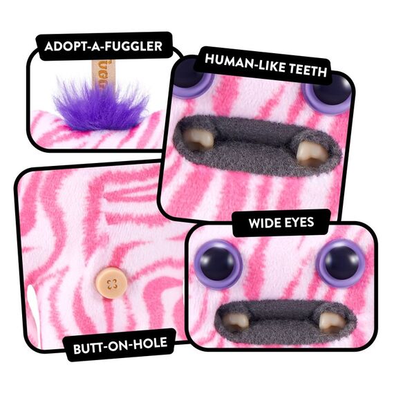 Hug-A-Lumps Fuggler Baby Pinkles 8,9 cm, 2 image