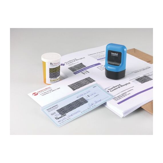 Trodat ID Protector Tintenroller, Himmelblau, Kissen Schwarz (Eng Verpackung, Gebrauchs, 4 image