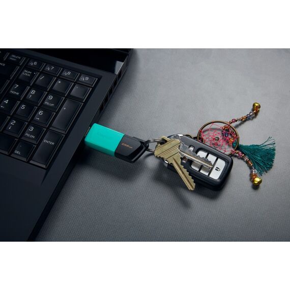Kingston Technology DataTraveler 256GB USB3.2 Gen1 Exodia M (Schwarz + Türkis), Kapazität: 256 GB, 10 image
