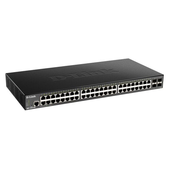 D-Link DGS-1250-52X Managed L3 Gigabit Ethernet (10/100/1000) Schwarz