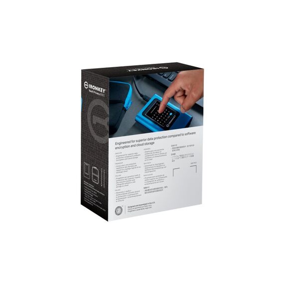 Kingston Technology IronKey 960GB Vault Privacy 80 XTS-AES 256-bit Verschlüsselte externe SSD, Kapazität: 960 GB, 4 image