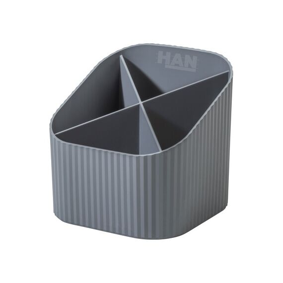 HAN Karma Stiftehalter Polystyrol Grau, Farbe: Grau