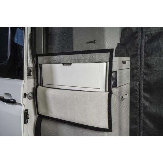 VanQuito 1732-MAG-FINE-MESH Moskitonetz für Camping Auto-Moskitonetze Schwarz