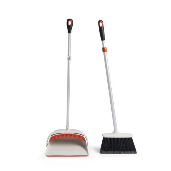 OXO 12125800MLNYK Besen Drinnen Weiche Borste Aluminium Schwarz, Rot, Weiß, 4 image