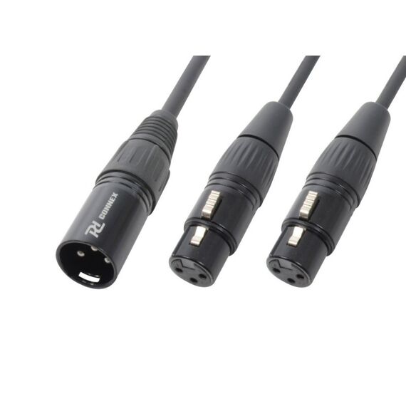 PD-Connex CX142 Audio-Kabel 0,5 m XLR (3-pin) 2 x XLR (3-pin) Schwarz
