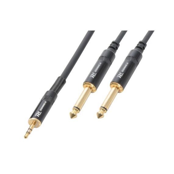 PD-Connex 177136 Audio-Kabel 6 m 3.5mm 2 x 6.35mm Schwarz