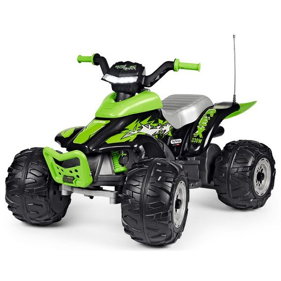 Peg Perego Corral T-Rex 330W Aufsitz-Quad, Farbe: Schwarz, Grün