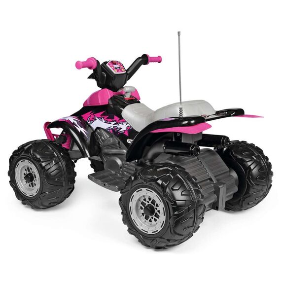 Peg Perego Corral T-Rex 330W Aufsitz-Quad, Farbe: Schwarz, Pink, 3 image