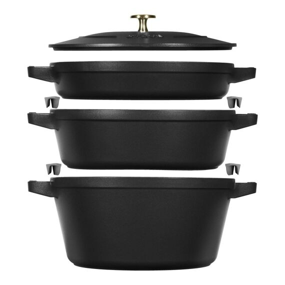 Staub La Cocotte 4,2 l Rund Eisenguss Auflaufform
