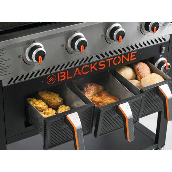 Blackstone 257-1868DK Barbecue & Grill Wagen Gas Schwarz, Orange, Edelstahl 17584 W, 3 image
