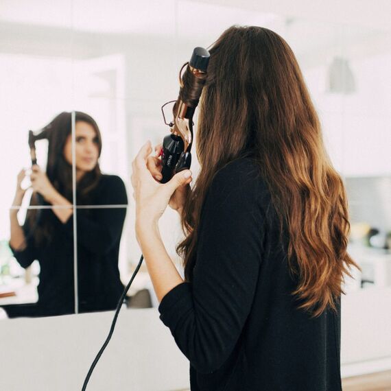 Revlon RVIR1159E Haarstyling-Gerät Lockenstab Warm Schwarz, Roségold, 3 image
