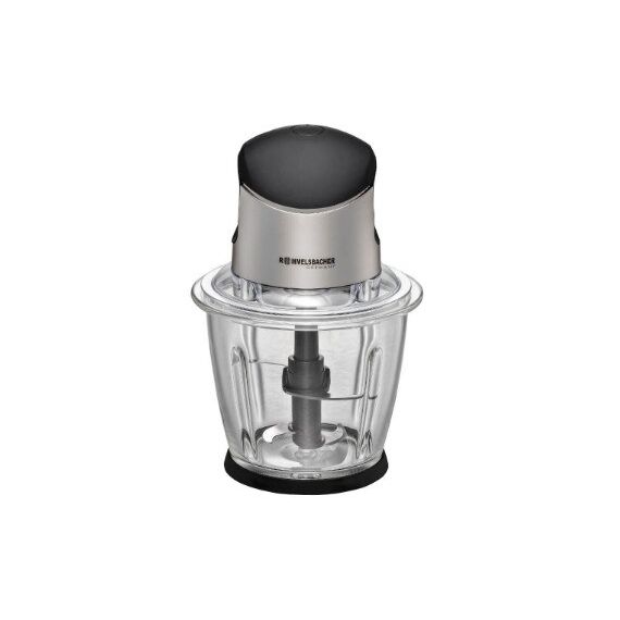 Rommelsbacher MZ 500 Elektrischer Essenszerkleinerer 1,5 l 500 W Schwarz, Edelstahl