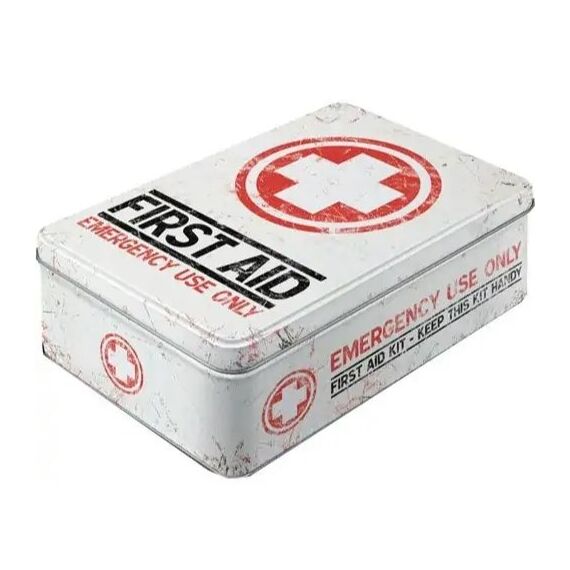 Nostalgic Art First Aid Emergency Use Only Rechteckig Box 2,5 l Mehrfarbig