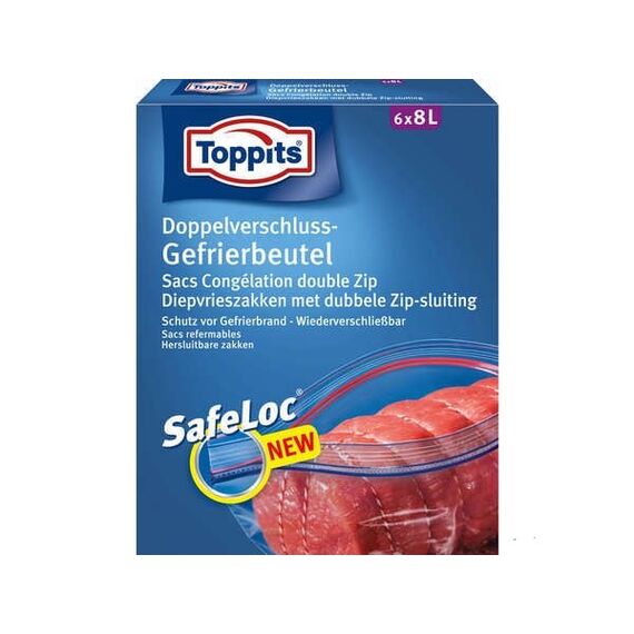Toppits Doppelverschluss Gefrierbeutel