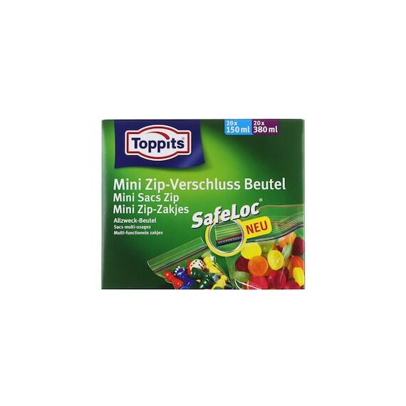 Toppits Mini Zip-Verschluss Beutel