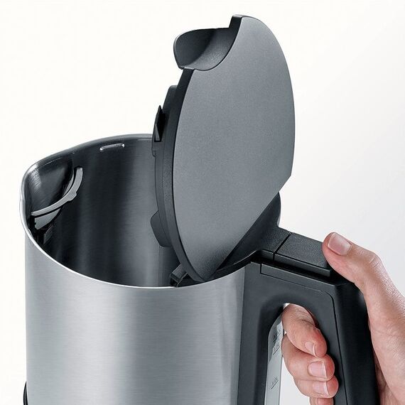 Severin WK 3409 Wasserkocher 1,7 l 2200 W Schwarz, Edelstahl, 3 image