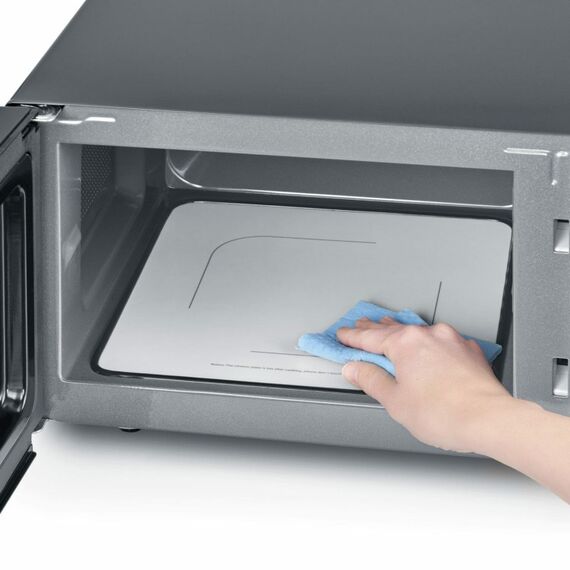 Severin MW 7762 Mikrowelle Schwarz, Edelstahl Grill-Mikrowelle Arbeitsplatte 20 l 800 W, 3 image