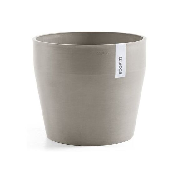 Ecopots Sankara Drinnen/Draußen Topfpflanzer Freistehend Keramik Graubraun