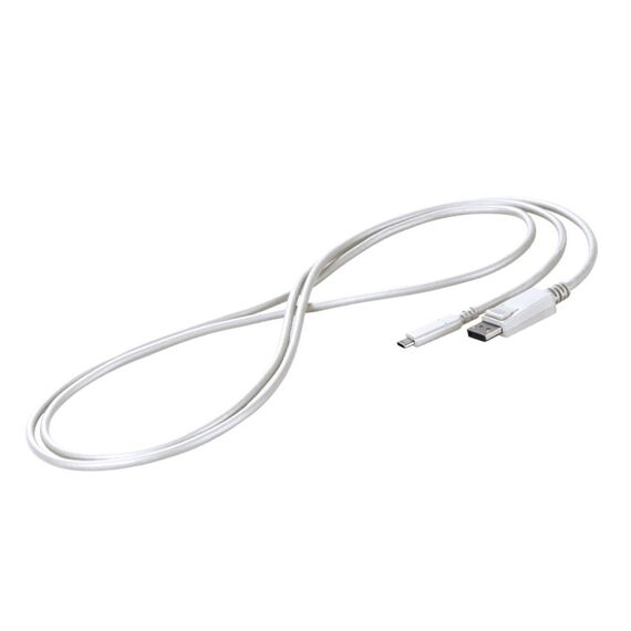 EIZO CP200-WT DisplayPort-Kabel 2 m USB Typ-C Weiß