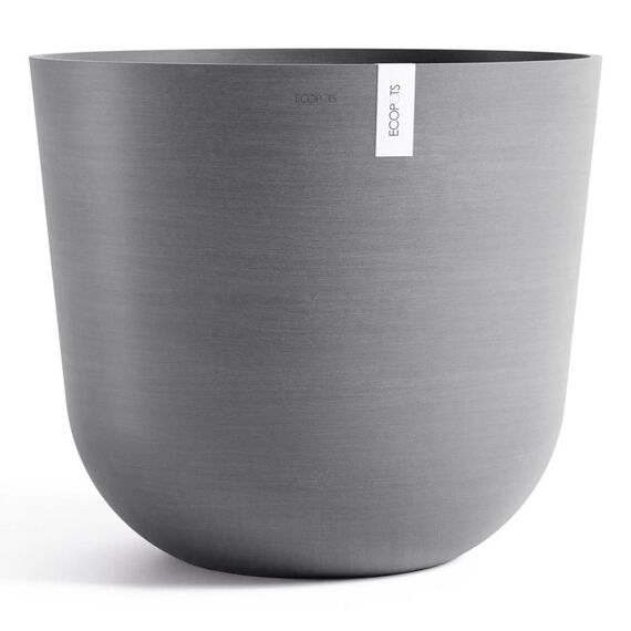 Ecopots Oslo 65 Drinnen/Draußen Topfpflanzer Freistehend Grau, Farbe: Grau