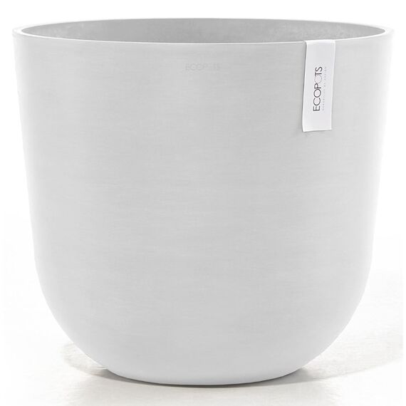 Ecopots Oslo 45 Drinnen/Draußen Kräutertopf Freistehend Weiß
